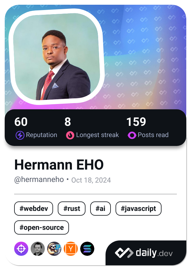Hermann EHO's Dev Card