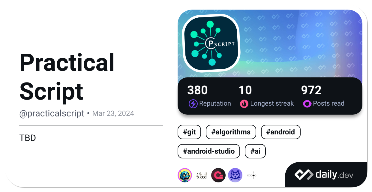 Practical Script | daily.dev