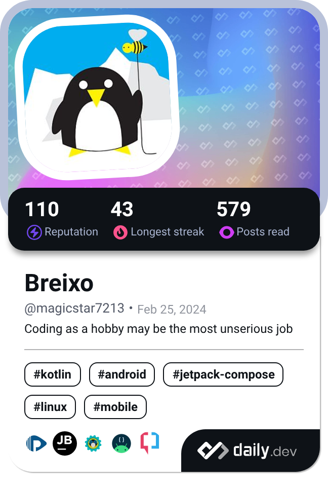 Breixo's Dev Card