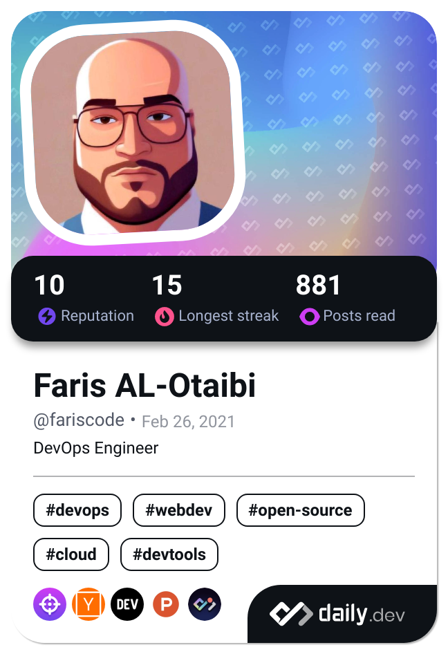 Faris AL-Otaibi's Dev Card