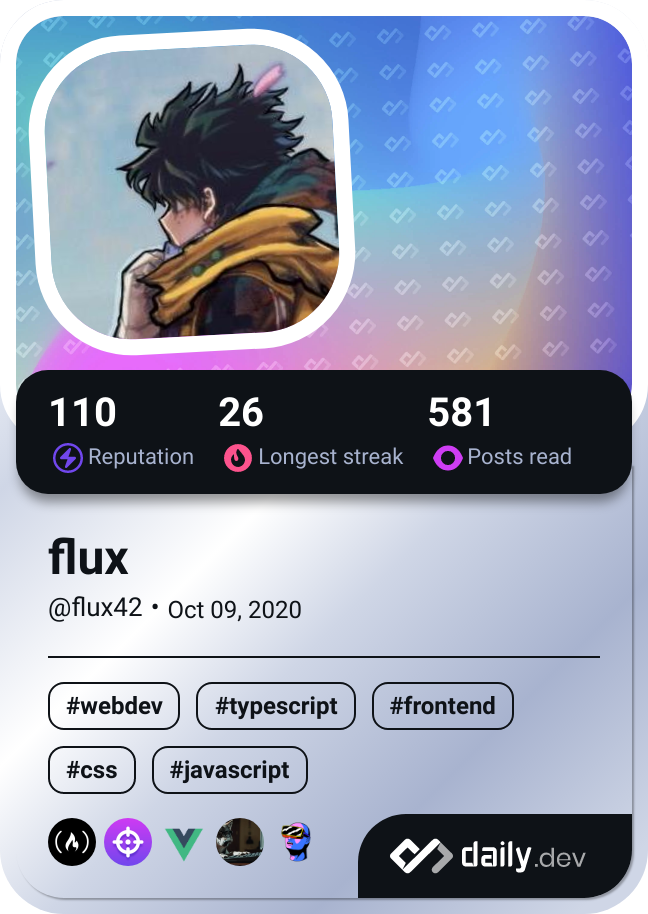 flux's Dev Card