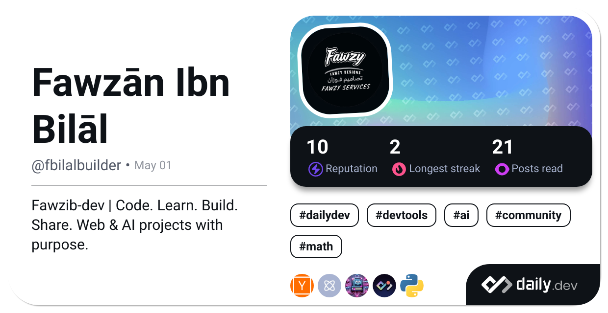 Fawzān Ibn Bilāl's Dev Card